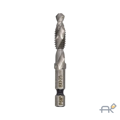 REMOCOLOR Сверло-метчик комбинированный М8. 8мм. шаг 1.25мм. длина 64мм. хвостовик 1/4 - 35-5-910